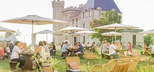 Dîner en terrasse à Bordeaux - le parc du Chateau du Prince Noir ouvre en juin , Bordeaux, Le Prince Noir