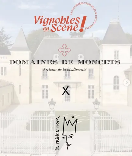 Vignobles en Scène à Bordeaux : Vivien Durand au Château Moncets , Bordeaux, Le Prince Noir